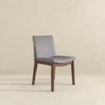 Grey Linen Solid Wood Mid-Century Dining Chair (Set of 2) 10 Grey Linen Solid Wood Mid-Century Dining Chair (Set of 2)