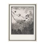 Leafy Shade I by Mercana Studio a Hand Embelished Textured Framed Art Print Matted under Glass