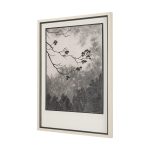 Leafy Shade I by Mercana Studio a Hand Embelished Textured Framed Art Print Matted under Glass
