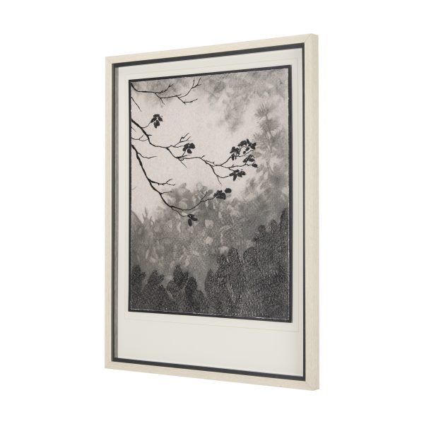 Leafy Shade I by Mercana Studio a Hand Embelished Textured Framed Art Print Matted under Glass 2