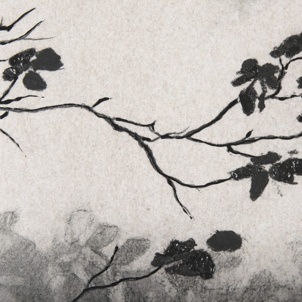 Leafy Shade I by Mercana Studio a Hand Embelished Textured Framed Art Print Matted under Glass 7