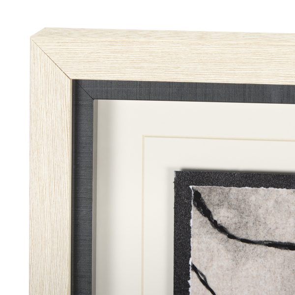 Leafy Shade II by Mercana Studio a Hand Embelished Textured Framed Art Print Matted under Glass 4