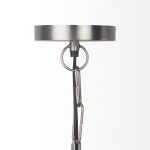 Leighton 15.0L x 15.0W x 20.0H Antique Nickel Pendant Light