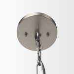 Leighton 15.0L x 15.0W x 20.0H Antique Nickel Pendant Light