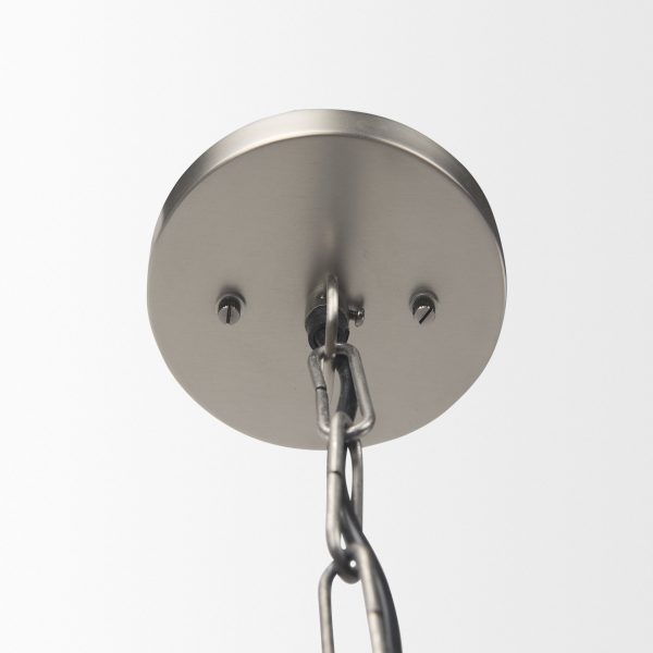 Leighton 15.0L x 15.0W x 20.0H Antique Nickel Pendant Light 4