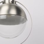 Leighton 15.0L x 15.0W x 20.0H Antique Nickel Pendant Light