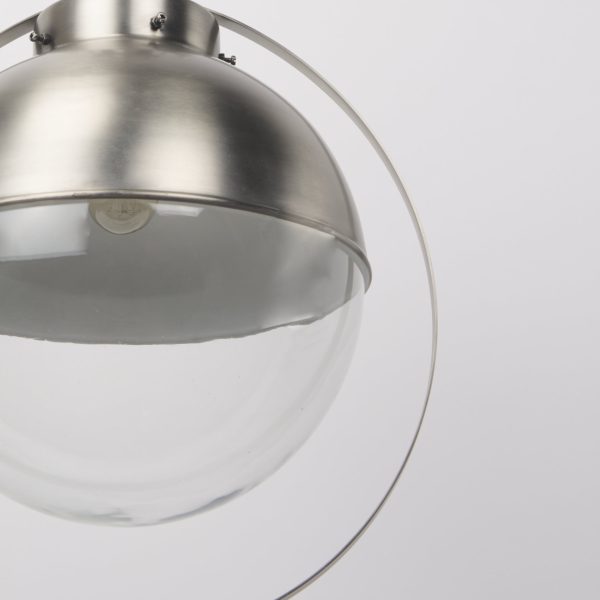 Leighton 15.0L x 15.0W x 20.0H Antique Nickel Pendant Light 6