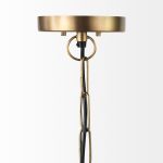 Leighton I 15x20 Gold Toned Metal Spherical Pendant Light