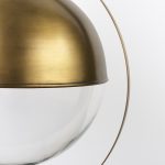 Leighton I 15x20 Gold Toned Metal Spherical Pendant Light