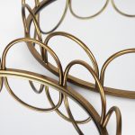 Lenore Round Metal/Mirror Tray Gold (Set of 2) 11 Lenore Round Metal/Mirror Tray Gold (Set of 2)