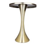 Lenuxe 24 Contemporary Gold Metal Accent Table 12 Lenuxe 24 Contemporary Gold Metal Accent Table