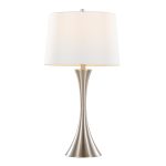 Lenuxe 29 Contemporary Brushed Nickel Table Lamp Set (Set of 2) 13 Lenuxe 29 Contemporary Brushed Nickel Table Lamp Set (Set of 2)