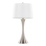 Lenuxe 29 Contemporary Brushed Nickel Table Lamp Set (Set of 2) 14 Lenuxe 29 Contemporary Brushed Nickel Table Lamp Set (Set of 2)