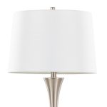 Lenuxe 29 Contemporary Brushed Nickel Table Lamp Set (Set of 2) 16 Lenuxe 29 Contemporary Brushed Nickel Table Lamp Set (Set of 2)
