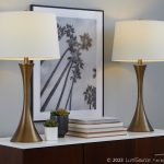 Lenuxe 29 Contemporary Golden Bronze Table Lamps (Set of 2) 10 Lenuxe 29 Contemporary Golden Bronze Table Lamps (Set of 2)
