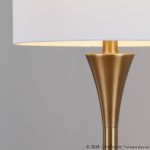 Lenuxe 65 Contemporary Bronze Metal and Linen Floor Lamp 11 Lenuxe 65 Contemporary Bronze Metal and Linen Floor Lamp