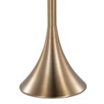 Lenuxe 65 Contemporary Bronze Metal and Linen Floor Lamp 17 Lenuxe 65 Contemporary Bronze Metal and Linen Floor Lamp