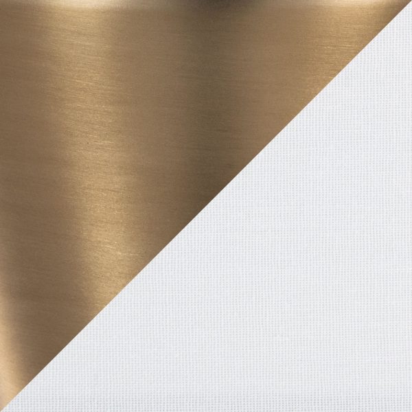 Lenuxe 65 Contemporary Bronze Metal and Linen Floor Lamp 8