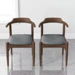 Mid-Century Modern Brown Wood Dining Chair (Set of 2) 16 Mid-Century Modern Brown Wood Dining Chair (Set of 2)