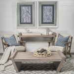 Leona (Set of 2) Natural Wicker Woven Mirrored Base Nesting Trays
