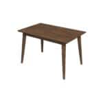 Walnut Solid Wood Rectangular Dining Table 47 Inch 12 Walnut Solid Wood Rectangular Dining Table 47 Inch
