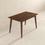 Walnut Solid Wood Rectangular Dining Table 47 Inch 10 Walnut Solid Wood Rectangular Dining Table 47 Inch