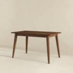 Walnut Solid Wood Rectangular Dining Table 47 Inch 9 Walnut Solid Wood Rectangular Dining Table 47 Inch