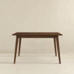 Walnut Solid Wood Rectangular Dining Table 47 Inch 8 Walnut Solid Wood Rectangular Dining Table 47 Inch