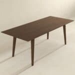 Walnut Solid Wood Rectangular Dining Table 86 Inches 10 Walnut Solid Wood Rectangular Dining Table 86 Inches