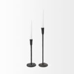Levit (Large) Black Table Candle Holder