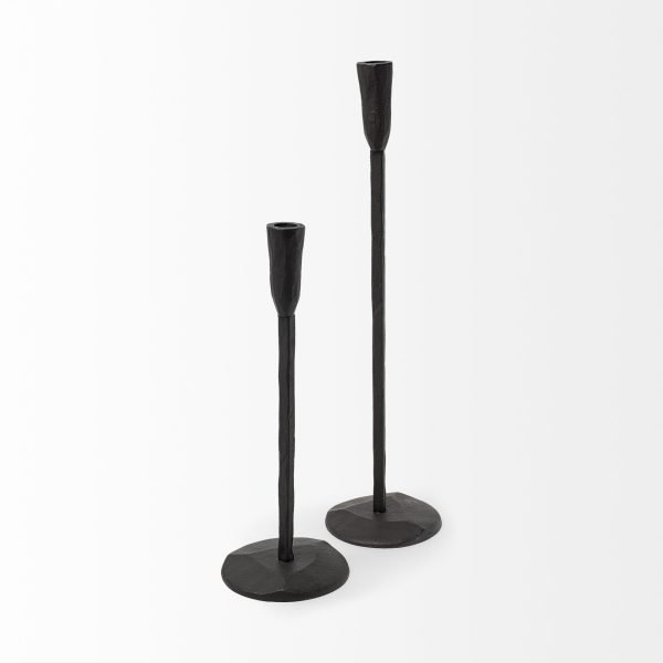 Levit Large Black Table Candle Holder 5