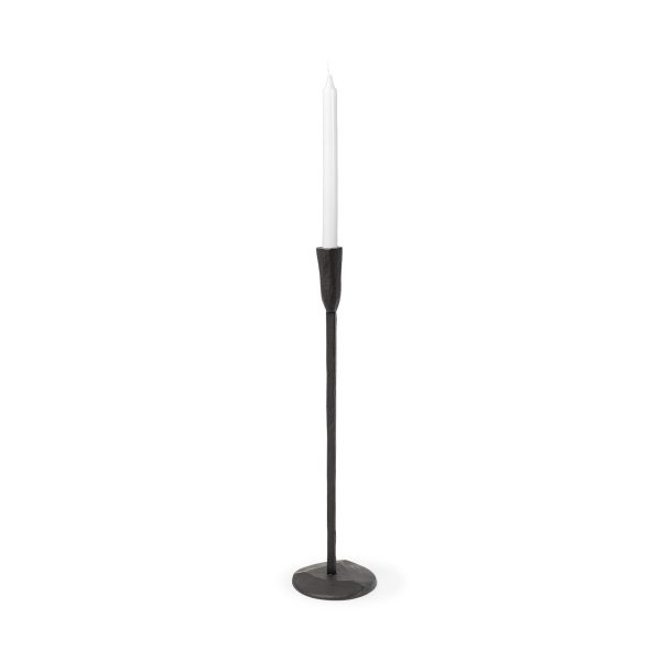 Levit Large Black Table Candle Holder