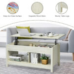 Lift Top Coffee Table with Hidden Storage and Lower Shelf 37 Lift Top Coffee Table with Hidden Storage and Lower Shelf