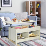 Lift Top Coffee Table with Hidden Storage and Lower Shelf 42 Lift Top Coffee Table with Hidden Storage and Lower Shelf