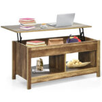 Lift Top Coffee Table with Hidden Storage and Lower Shelf 31 Lift Top Coffee Table with Hidden Storage and Lower Shelf
