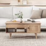 Lift Top Coffee Table with Hidden Storage and Multi-Tier Shelves 37 Lift Top Coffee Table with Hidden Storage and Multi-Tier Shelves