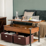 Lift Top Coffee Table with Storage Drawers and Hidden Compartment 36 Lift Top Coffee Table with Storage Drawers and Hidden Compartment
