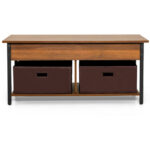 Lift Top Coffee Table with Storage Drawers and Hidden Compartment 42 Lift Top Coffee Table with Storage Drawers and Hidden Compartment