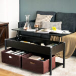Lift Top Coffee Table with Storage Drawers and Hidden Compartment 29 Lift Top Coffee Table with Storage Drawers and Hidden Compartment