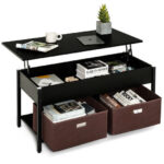 Lift Top Coffee Table with Storage Drawers and Hidden Compartment 31 Lift Top Coffee Table with Storage Drawers and Hidden Compartment