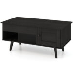 Lift Top Coffee Table with Hidden Storage and Multi-Tier Shelves 25 Lift Top Coffee Table with Hidden Storage and Multi-Tier Shelves