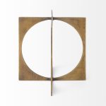 Lima I (Small) 6L x 6W Gold Geometric Decorative Object
