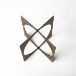 Lima I (Small) 6L x 6W Gold Geometric Decorative Object