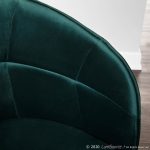 Lindsey Gold and Green Velvet Contemporary Accent Chair 16 Lindsey Gold and Green Velvet Contemporary Accent Chair