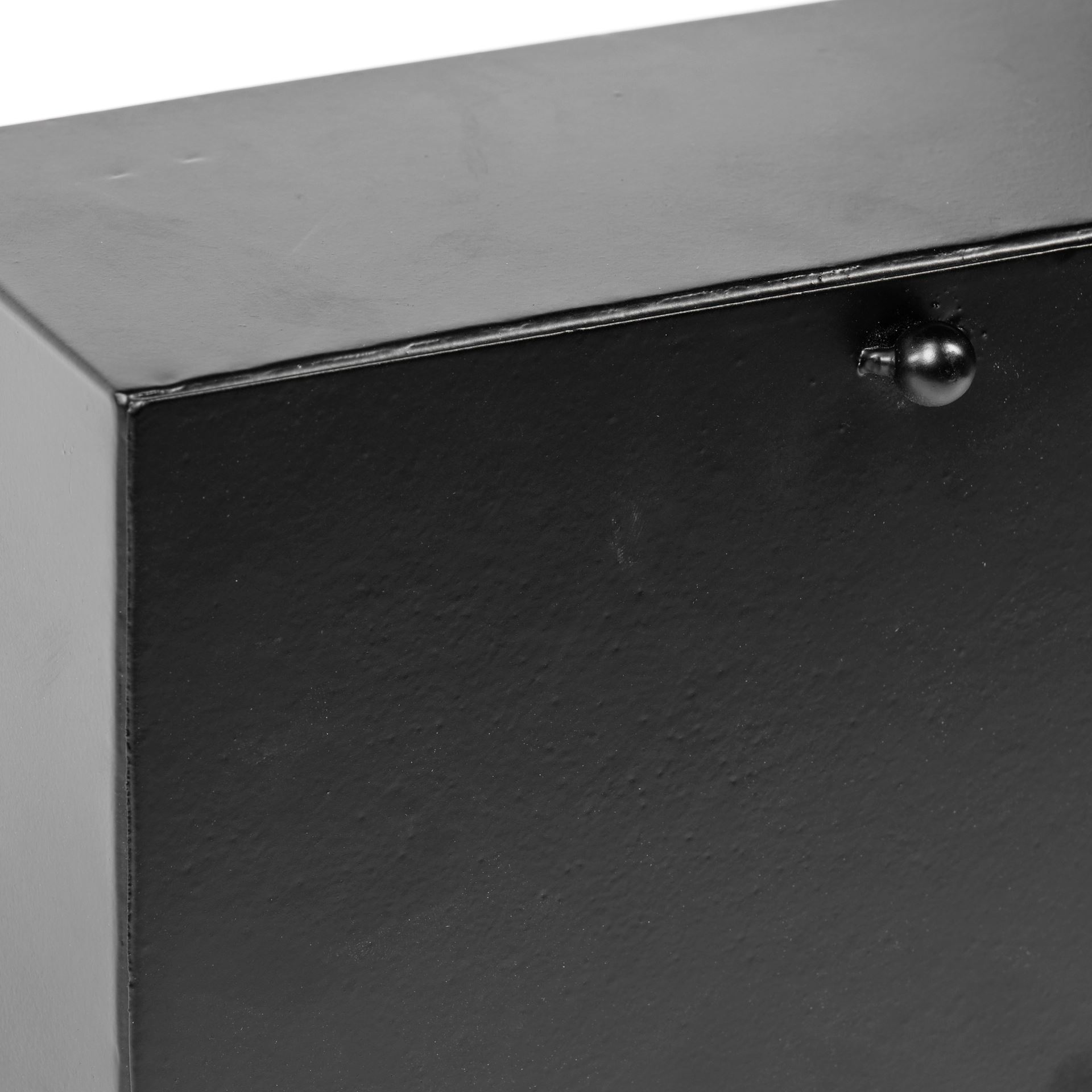 Lita Black Metal Rectangular Table Clock 11 Lita Black Metal Rectangular Table Clock - Image 11