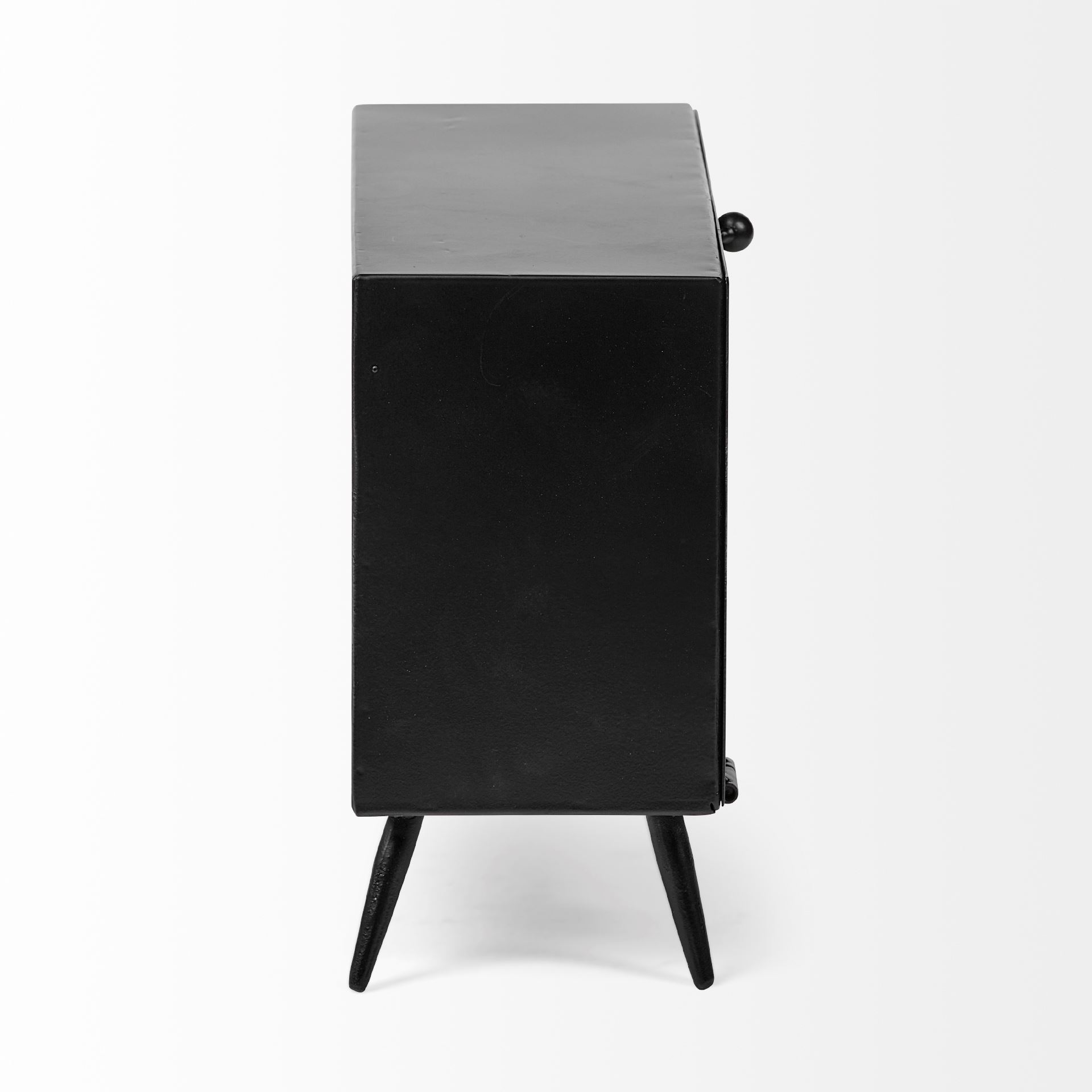 Lita Black Metal Rectangular Table Clock 7 Lita Black Metal Rectangular Table Clock - Image 7