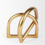 Locke Large Gold Metal Decorative Object