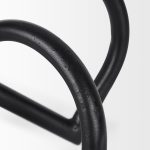 Locke Large Matte Black Metal Decorative Object
