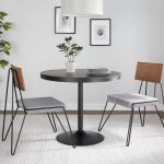 Loft Mid-Century Modern Black Metal Grey Chair (Set of 2) 15 Loft Mid-Century Modern Black Metal Grey Chair (Set of 2)
