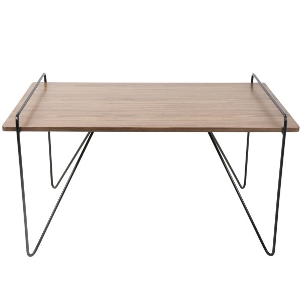Loft Mid Century Modern Walnut Coffee Table 10